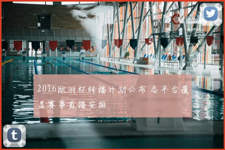 2016欧洲杯转播计划公布 各平台覆盖赛事直播安排